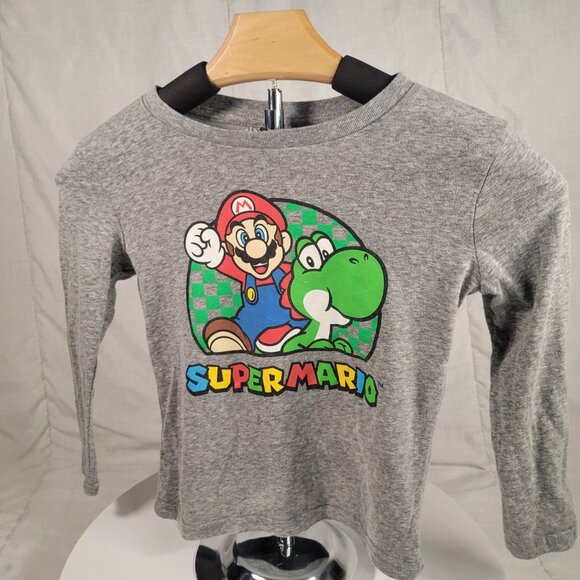 Super Mario Graphic Long Sleeve Tee Size 5T - Picture 3 of 13